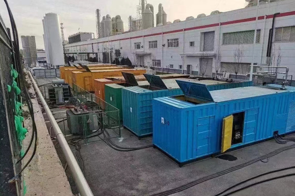 沁县发电机租赁施工现场